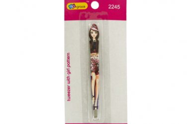 Tweezers with Girl Pattern