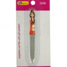 Sapphire Metal Nail File with Girl Pattern