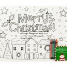 Color Your Own Holiday Placemat
