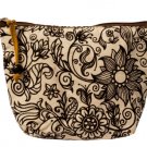 Floral Print Petite Zipper Pouch