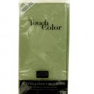 Sage Green Plastic Lined Tissue Table Cover