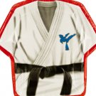Black Belt Birthday Shirt Shaped Plates