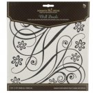 Black Swirls Self-Adhesive Wall Decals