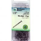 Bright nickel wire brads, 1.75 ounces