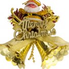 Santa & Bells Hanging Christmas Decoration