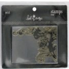 Clear acrylic stamp, swirl design