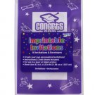 "Congrats Grad" imprintable invitations, pack of 10