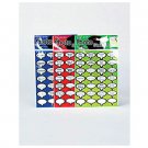 Photo caption stickers, pack of 56