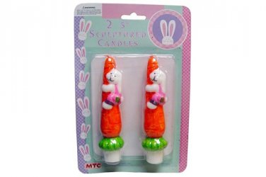 Sculpted Easter candles