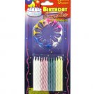 Birthday Candles with Decorative Holders Set