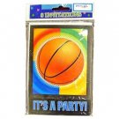 Sports-themed invitations, pack of 8