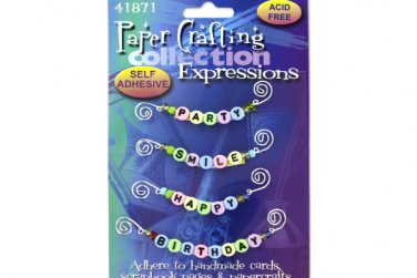 Self-Adhesive Party Bead Messages