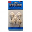 Wall hooks, package of 5
