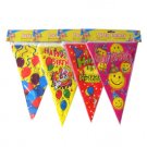 Bright birthday banner, four designs