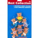 Bear magnets, pack of 6