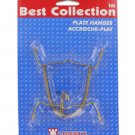 Gold plate hanger