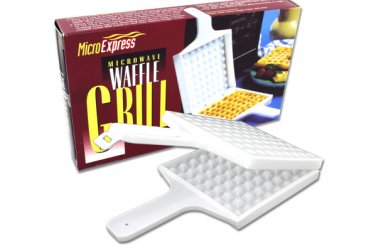Microwave waffle grill