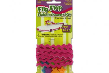 Flip flop embellishment kit