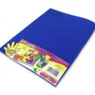 Blue sparkle adhesive foam craft sheet