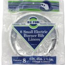 Electric burner bib liners