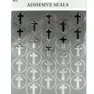 Platinum foil cross adhesive seals