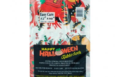 Plastic Halloween tablecloth