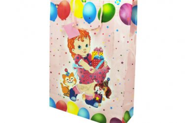 bday xl gift bag 1348 pnk