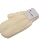 synthetic wash mitt beige