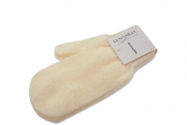 synthetic wash mitt beige