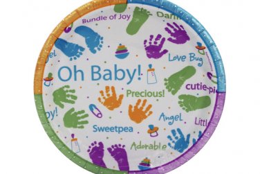 Fingers and Toes Paper Plates