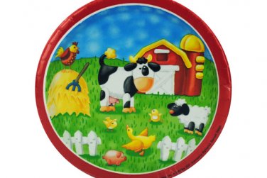 8ct 7" on the farm plates