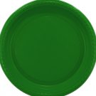 12 pack 7" green plastic plates