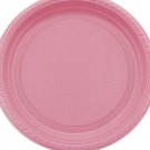 12pk 7" pastel pink plate