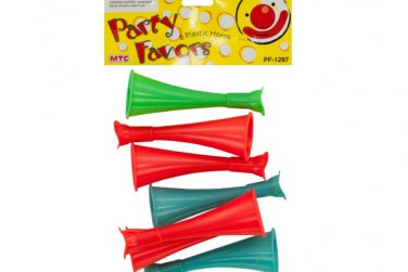 8 pack plastic horns