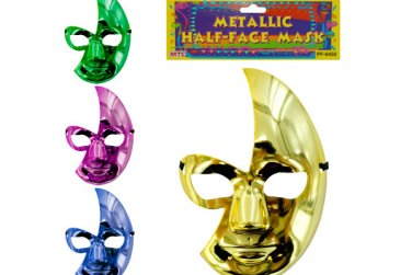 Metallic half face mask
