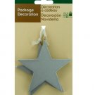 Silver Stars Christmas Tree Gift Ornaments
