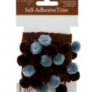 Brown & Blue Self Adhesive Decorative Trim
