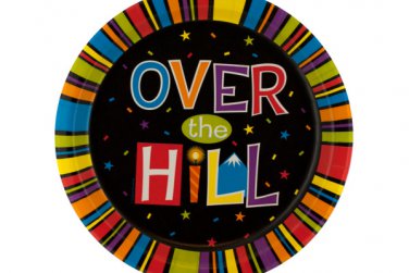 8ct over the hill plates