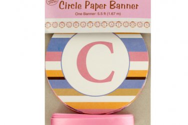 Tiny Toes Circle Paper Banner