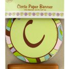 parenthood circle paper banner 5.5 ft