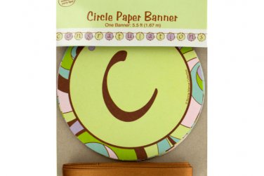 parenthood circle paper banner 5.5 ft
