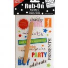 Sayings Value Pack Rub-On Transfers