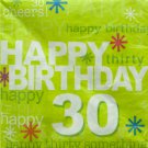 '30' Time to Party Napkins Set