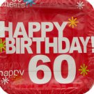 Time to Party! '60' Square Luncheon Plates Set
