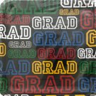 Colors of Graduation Square Dinner Plates Set