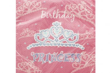 Birthday Princess Napkins Set