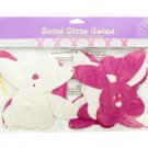 Bunny Jointed Glitter Garland