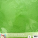 Emerald Glitter Craft Paper