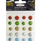 Christmas Glitter Brads Set