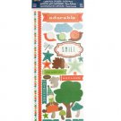 Adorable Elf Cardstock Stickers with Embossed Accents